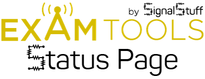 ExamTools Status Page Status